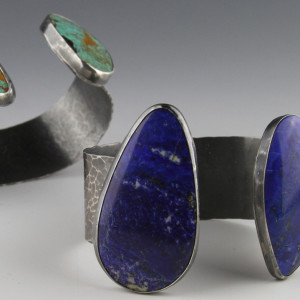 Deb-Fanelli-Bracelets_Lapis-Turquoise-Cuffs